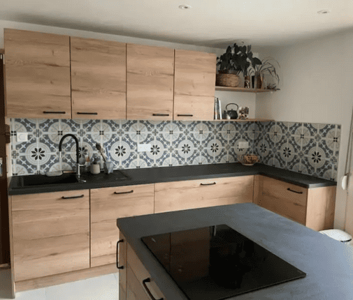 Pose de faïence dans la cuisine à Tourcoing